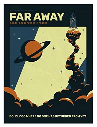 All details for the board game Far Away and similar games