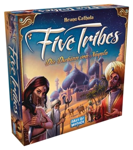 All details for the board game Five Tribes: The Djinns of Naqala and similar games