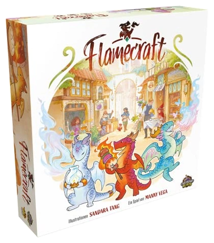 All details for the board game Flamecraft and similar games