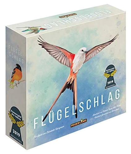 All details for the board game Wingspan (Kennerspiel des Jahres 2019 winner) and similar games