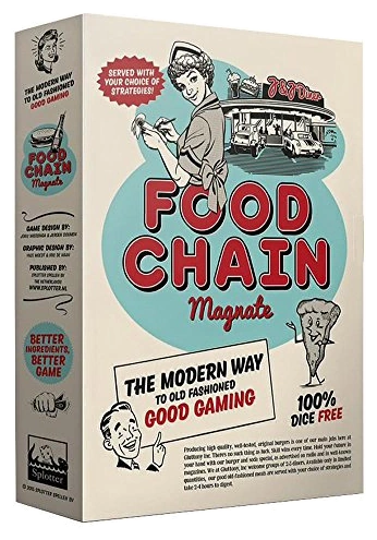 All details for the board game Food Chain Magnate and similar games