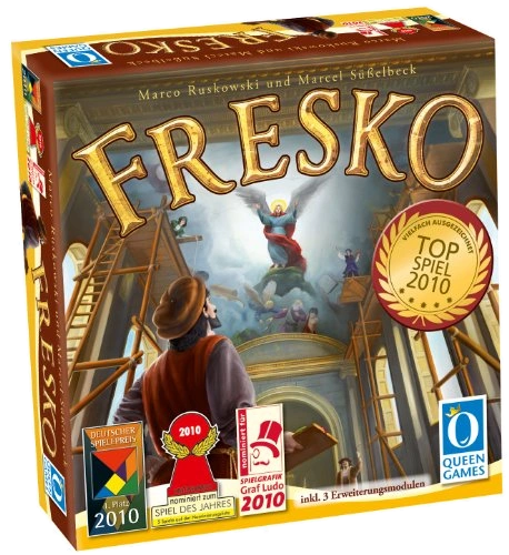 All details for the board game Fresco and similar games