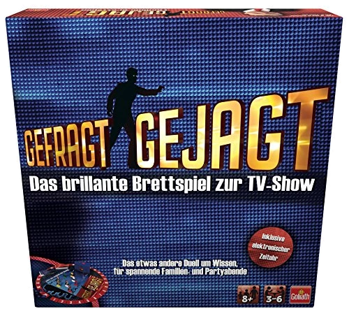 All details for the board game The Chase and similar games