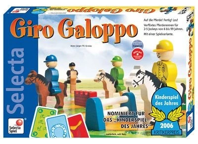 All details for the board game Giro Galoppo and similar games