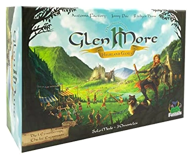 All details for the board game Glen More II: Chronicles – Highland Games (1st Expansion) and similar games