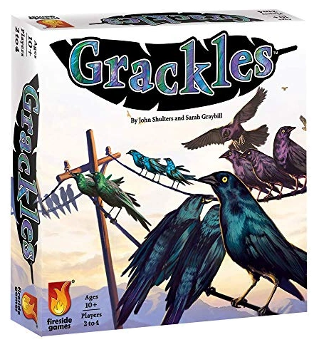 All details for the board game Grackles and similar games