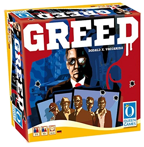 All details for the board game Greed (Queen Games) and similar games