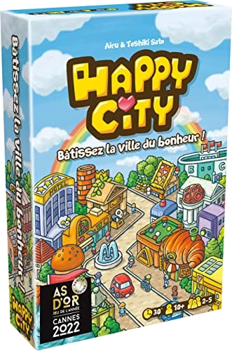 All details for the board game Happy City and similar games