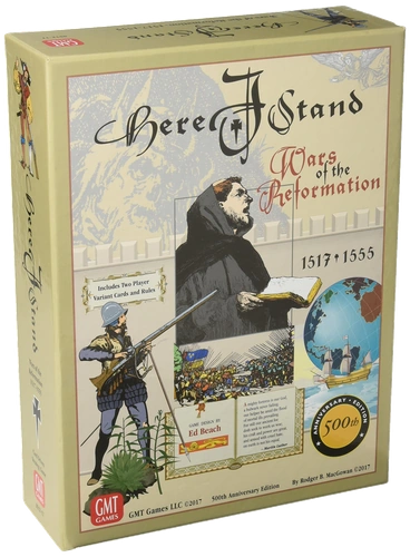 All details for the board game Here I Stand and similar games