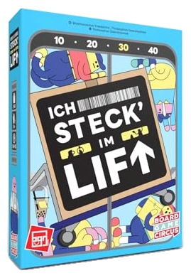 All details for the board game I'm Stuck in the Lift and similar games