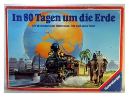 All details for the board game In 80 Days around the World (Ravensburger) and similar games
