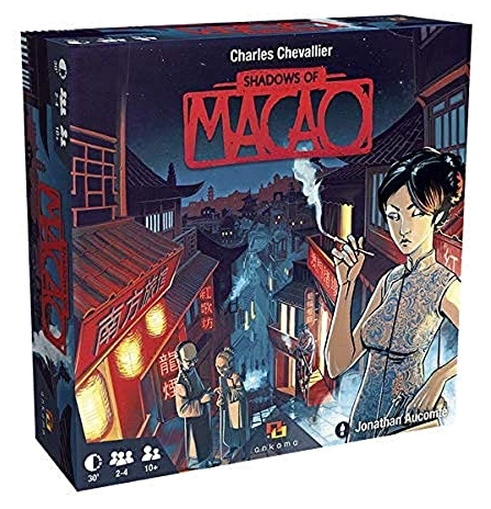 All details for the board game Shadows of Macao and similar games