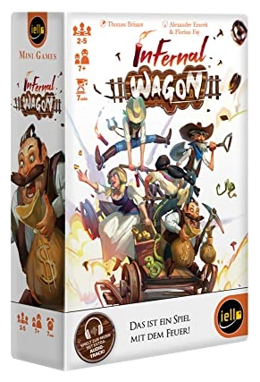 All details for the board game Infernal Wagon and similar games