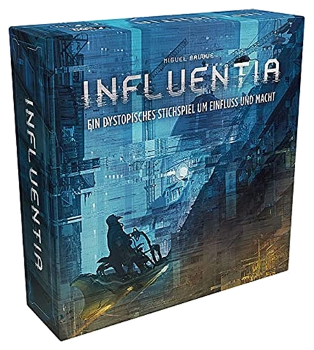 All details for the board game Influentia and similar games