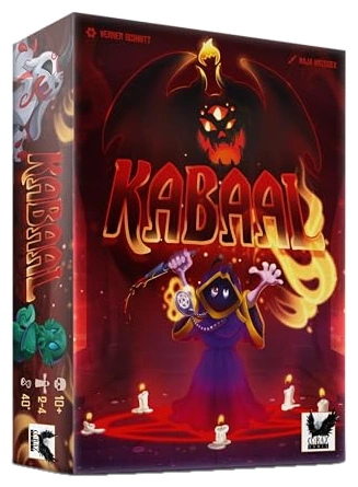 All details for the board game Kabaal and similar games