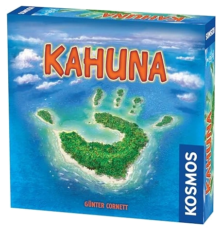 All details for the board game Kahuna and similar games