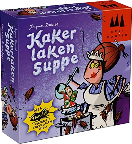 All details for the board game Kakerlakensuppe and similar games