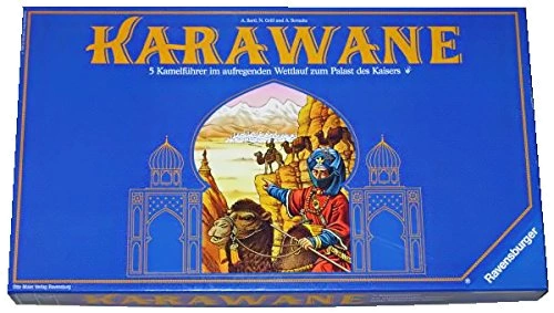 All details for the board game Karawane (Ravensburger) and similar games