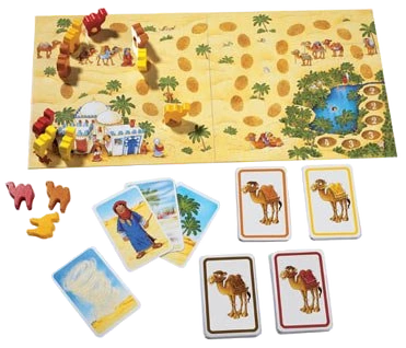 All details for the board game The Caravan (HABA) and similar games