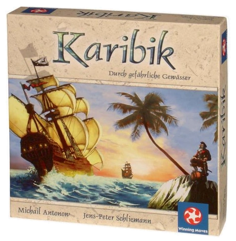 All details for the board game Caribbean and similar games