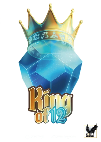 All details for the board game King of 12 and similar games