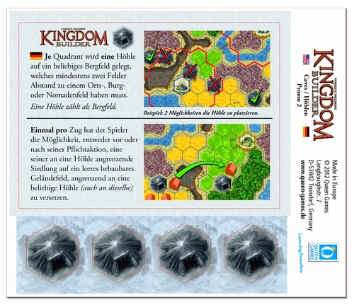 All details for the board game Kingdom Builder: Caves and similar games