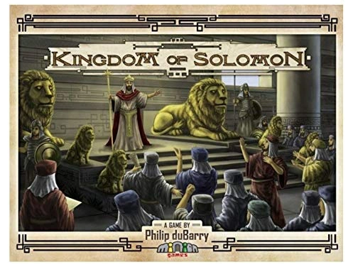 All details for the board game Kingdom of Solomon and similar games
