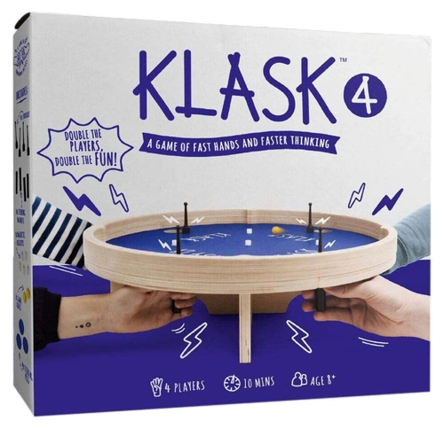 All details for the board game KLASK 4 and similar games
