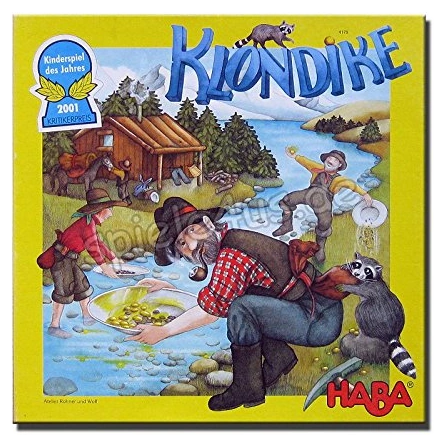 All details for the board game Klondike (Kinderspiel des Jahres 2001 winner) and similar games