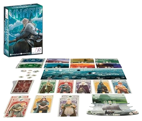All details for the board game Knarr and similar games