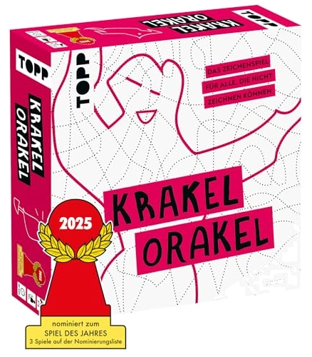 All details for the board game Krakel Orakel and similar games