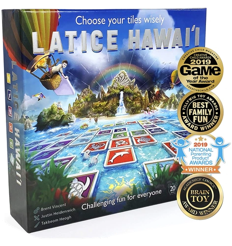 All details for the board game Latice Hawai'i and similar games