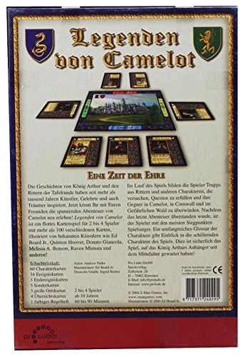 All details for the board game Camelot Legends and similar games