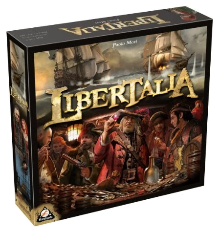 All details for the board game Libertalia and similar games
