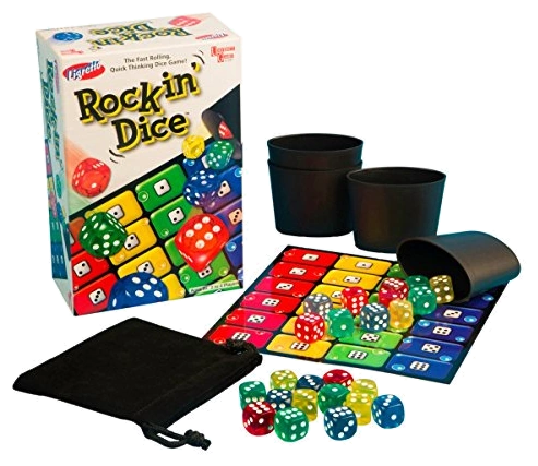 All details for the board game Ligretto Rockin' Dice and similar games