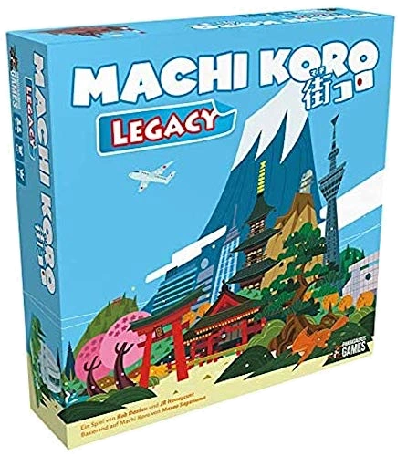 All details for the board game Machi Koro Legacy and similar games