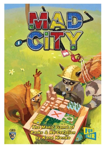 All details for the board game Mad City and similar games