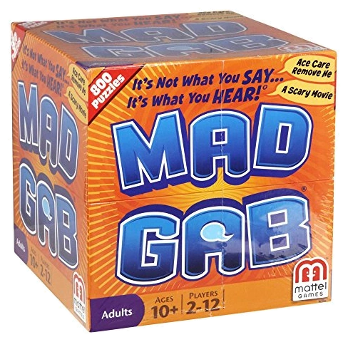 All details for the board game Mad Gab and similar games
