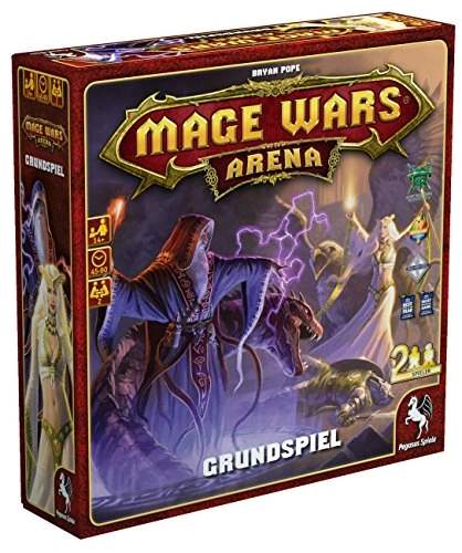 All details for the board game Mage Wars Arena and similar games