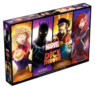 All details for the board game Marvel Dice Throne: Captain Marvel, Black Panther, Doctor Strange, Black Widow and similar games