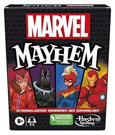 All details for the board game Marvel Mayhem and similar games