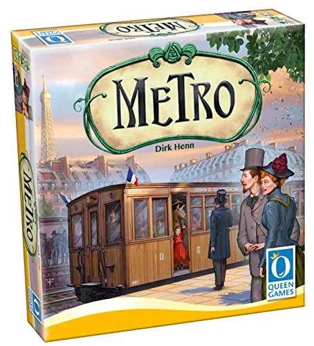 All details for the board game Metro and similar games
