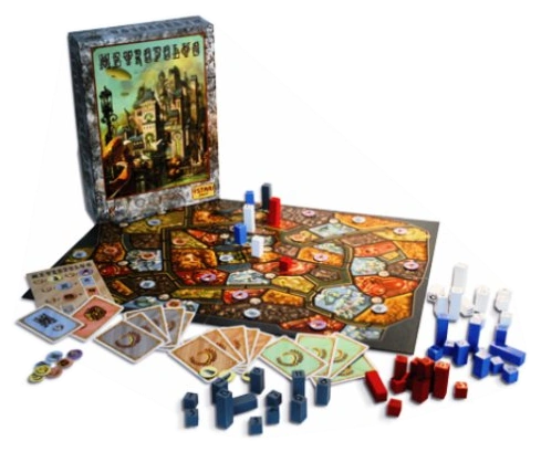 All details for the board game Metropolys and similar games