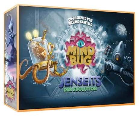 All details for the board game Mindbug: Beyond Evolution and similar games