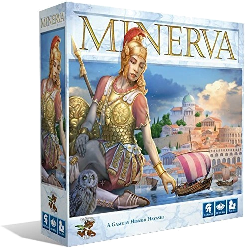 All details for the board game Minerva and similar games