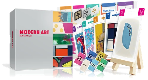 All details for the board game Modern Art and similar games
