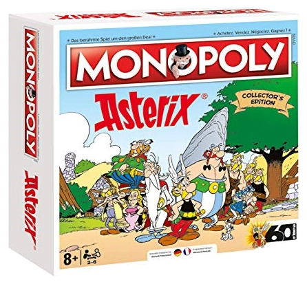 All details for the board game Monopoly: Asterix and similar games