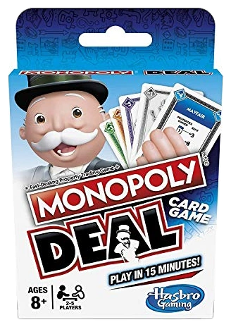 All details for the board game Monopoly Deal Card Game and similar games