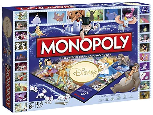 All details for the board game Monopoly: Disney and similar games