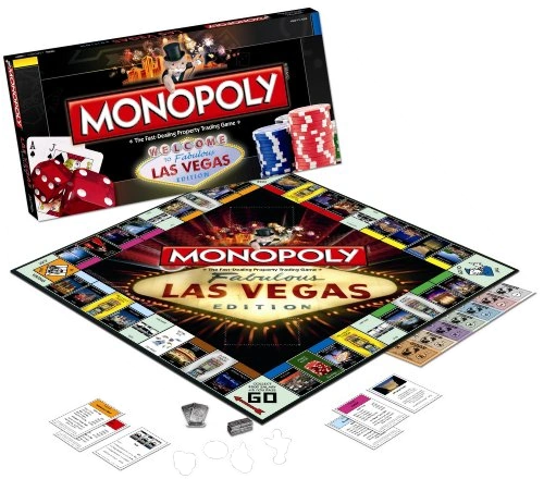 All details for the board game Monopoly: Las Vegas and similar games
